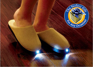 BrightFeet Lighted Slippers - In Action